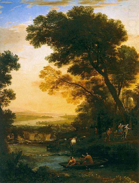 Claude Lorrain Ideal Landscape with The Flight into Egypt china oil painting image